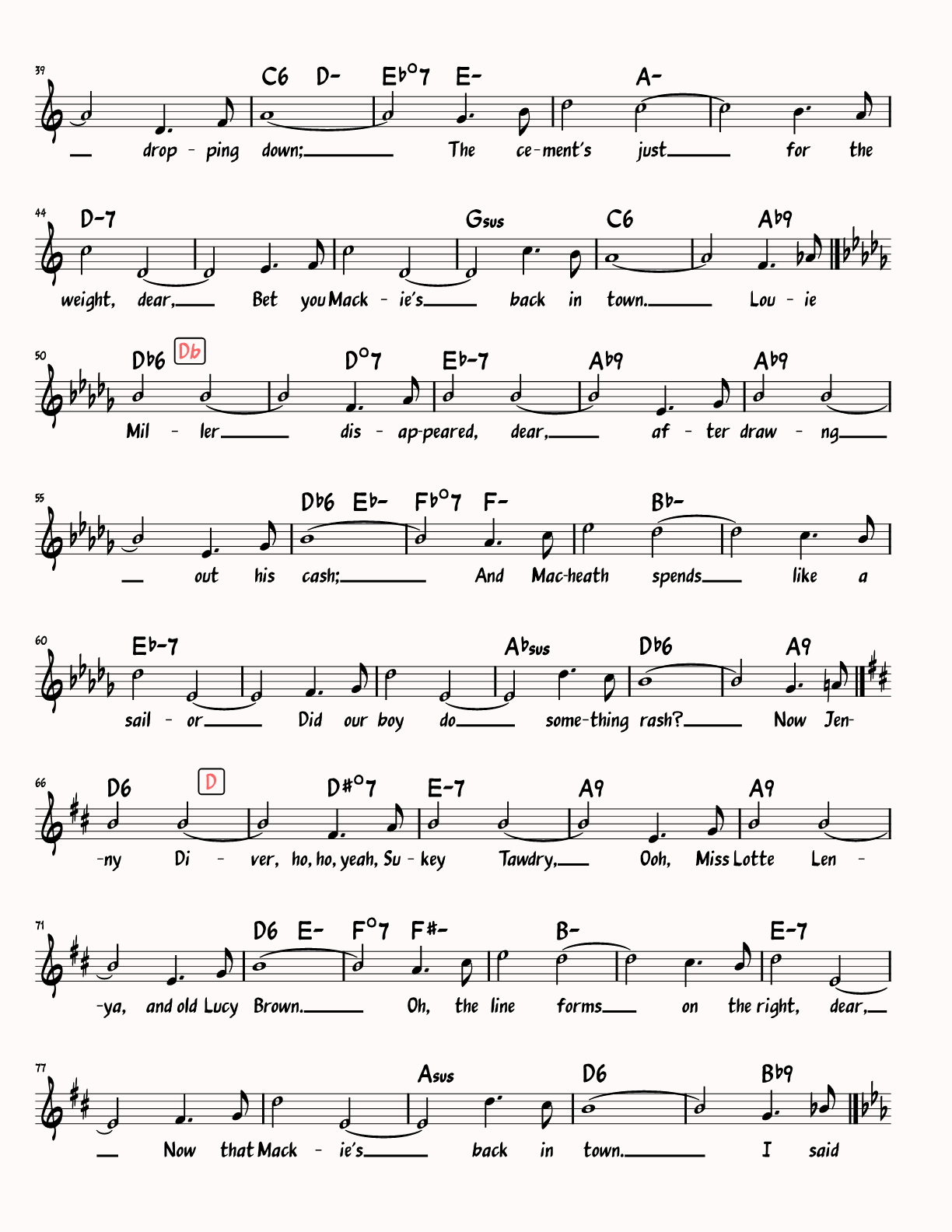 Sheet Music
